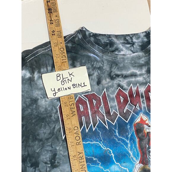 Batman Harley Quinn Tie Dye Tee DC Comics Joker Vintage Style Size Medium - Picture 4 of 7